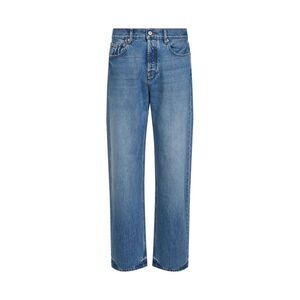 Jacquemus Men Blue The Straight De-Nîmes Denim Jeans<Br/>